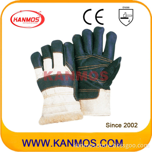 Dark Furniture Leather Winter Industrial Work Gloves (31302)